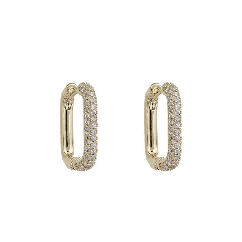 Korean Fashion New Exquisite Simple Geometric Earrings