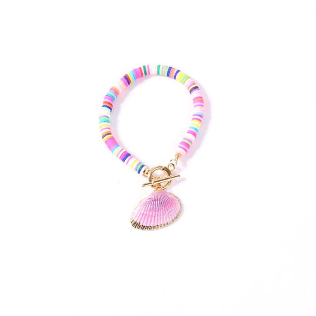 Alloy Shell Pendant Necklace for Women