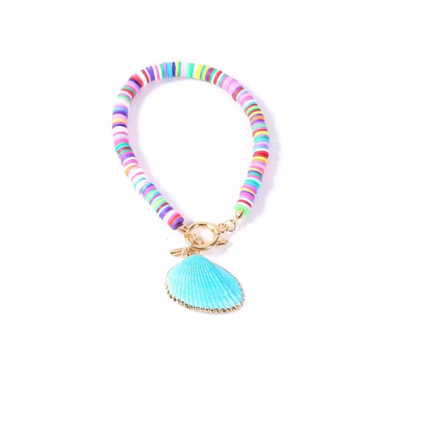 Alloy Shell Pendant Necklace for Women