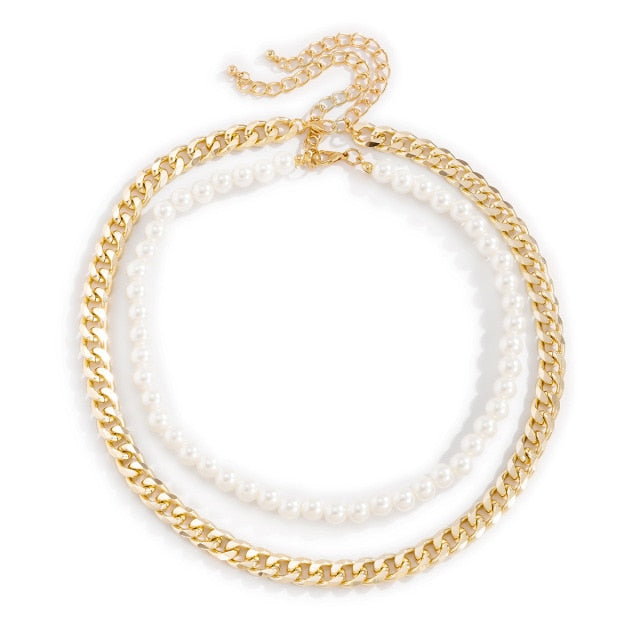 Trend Elegant Jewelry Wedding Big Pearl Necklace