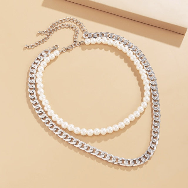 Trend Elegant Jewelry Wedding Big Pearl Necklace