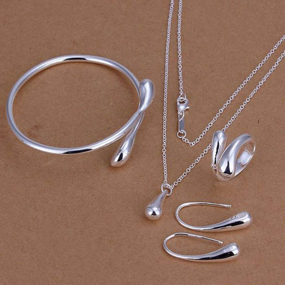 Fashion Women Teardrop  Ring Bracelet jewelry sets