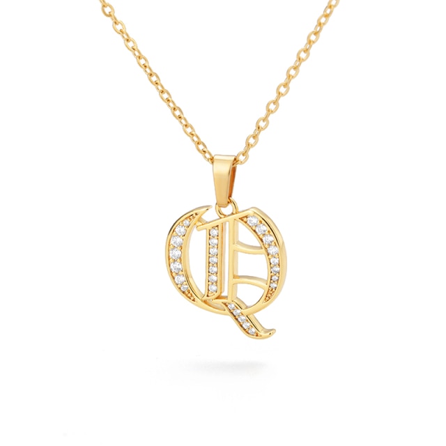 Stainless Steel Jewelry for Women Letter Necklace