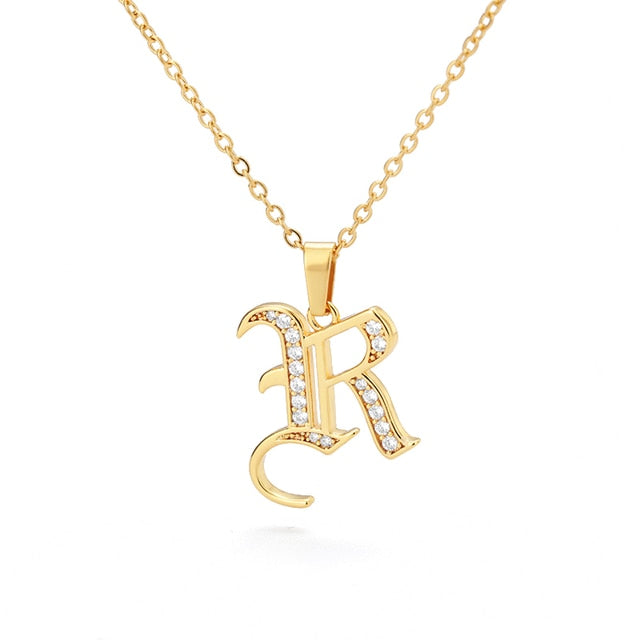 Stainless Steel Jewelry for Women Letter Necklace