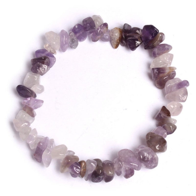 Fashion Natural Crushed Stone Couple Bracelet