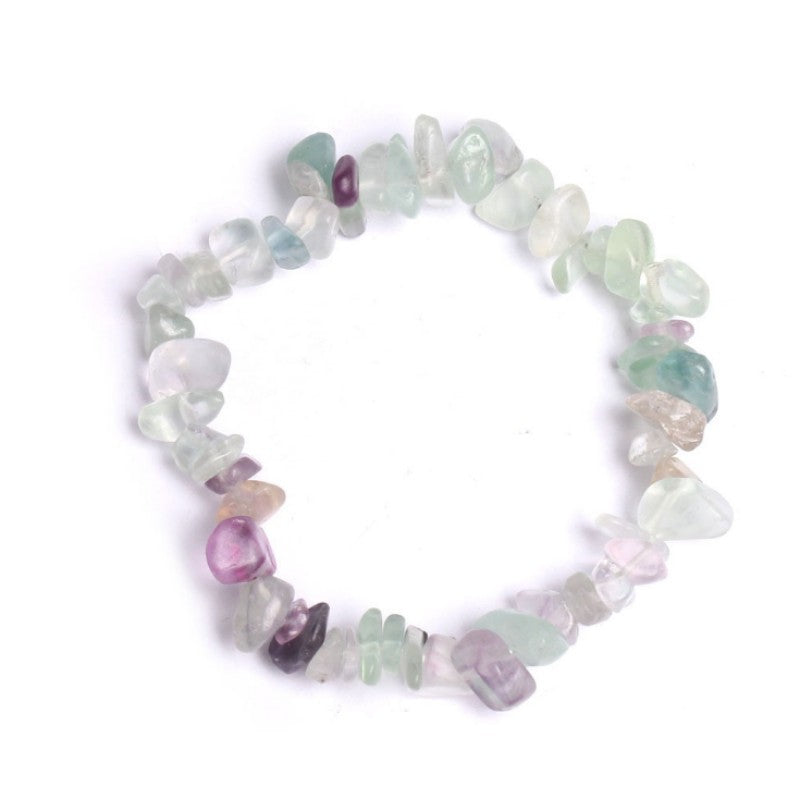 Fashion Natural Crushed Stone Couple Bracelet