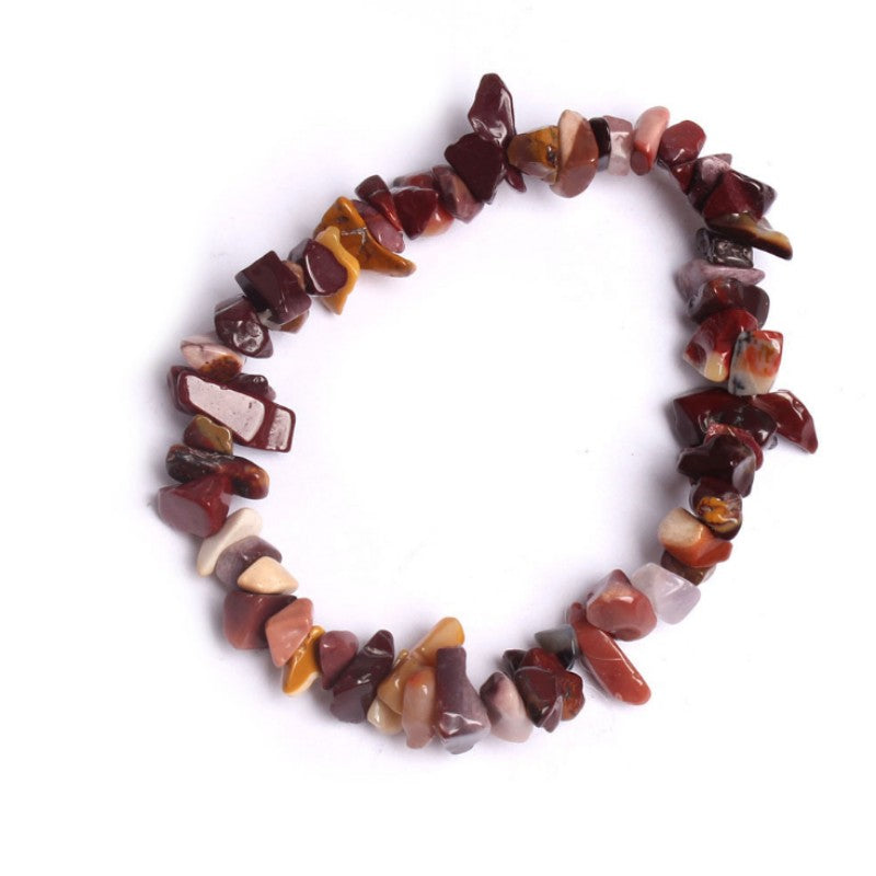 Fashion Natural Crushed Stone Couple Bracelet