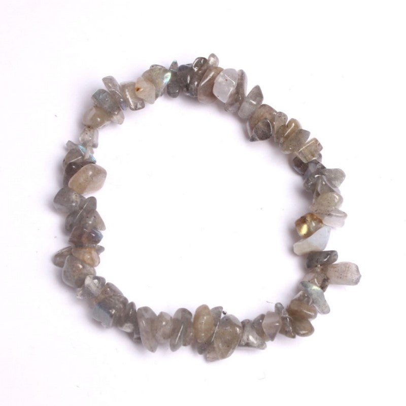 Fashion Natural Crushed Stone Couple Bracelet