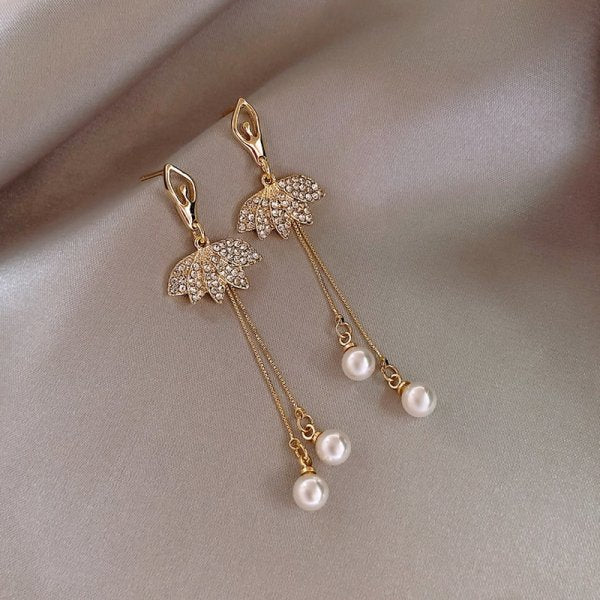Korean Sweet Butterfly Rhinestone Earring
