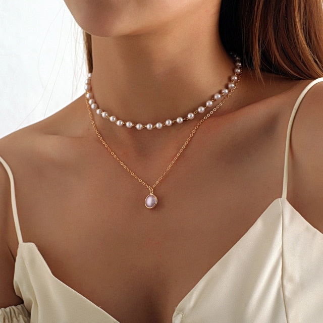 Retro Portrait Exaggerated Thick Chain Necklace