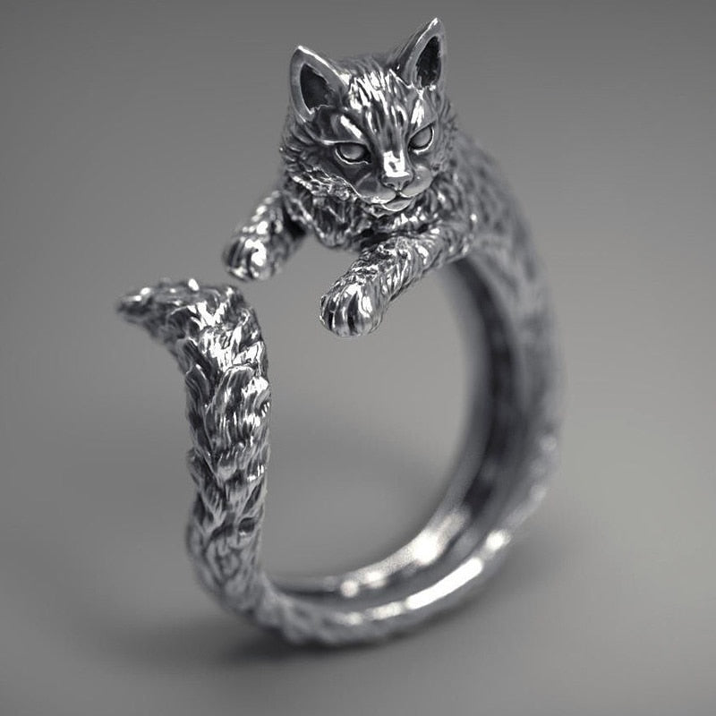 Charming Cute Cat  Ring Women