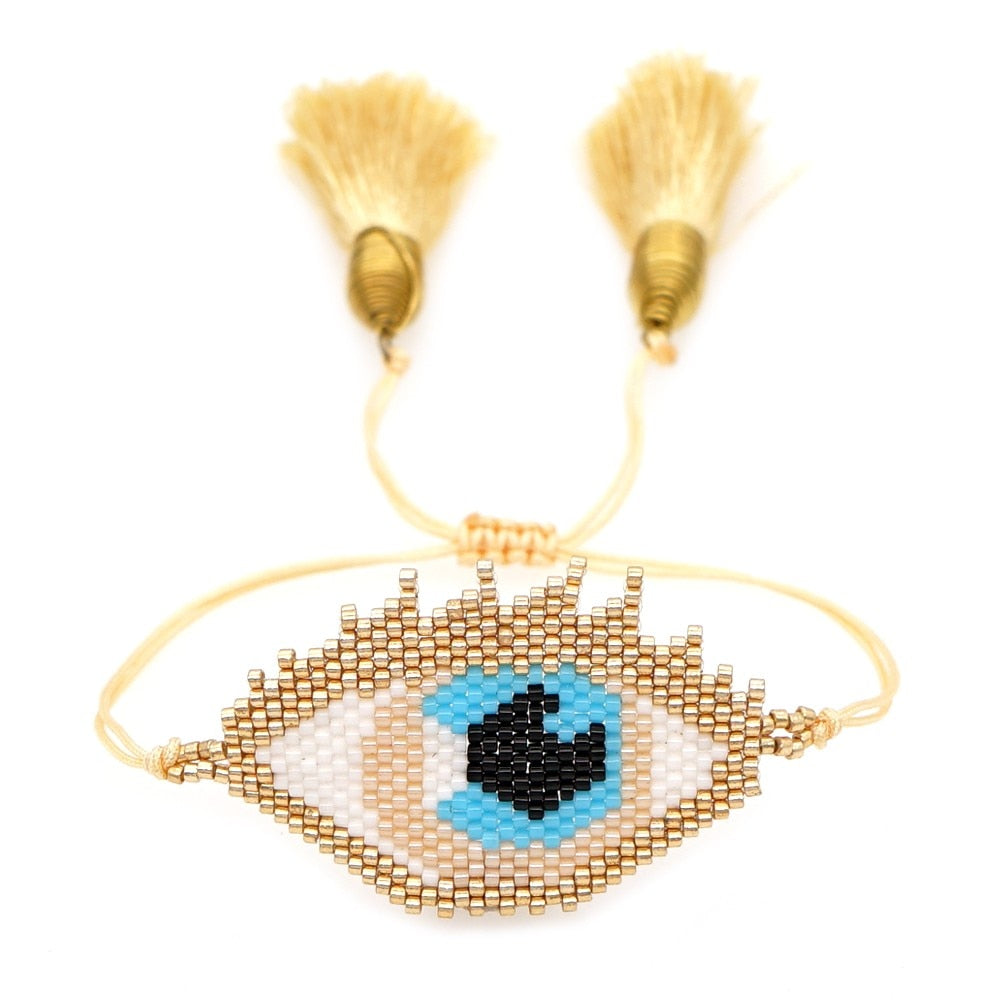 MIYUKI Turkish Evil Eye Bracelet