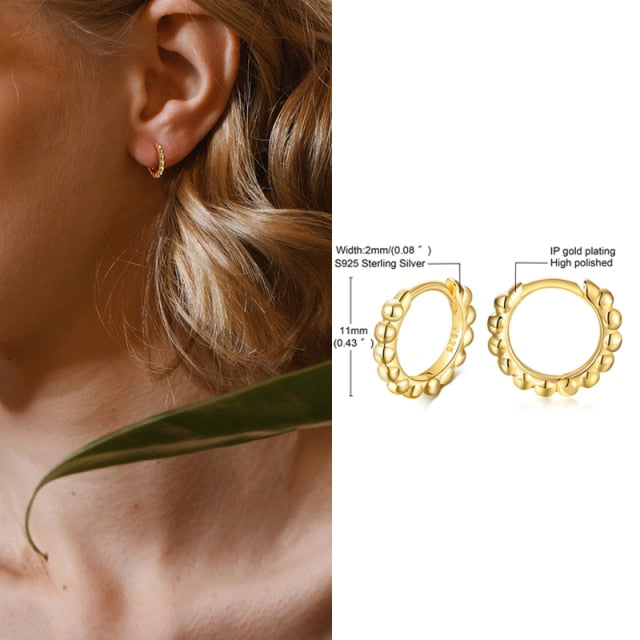 Square Geometric Rectangle Hoop Earrings