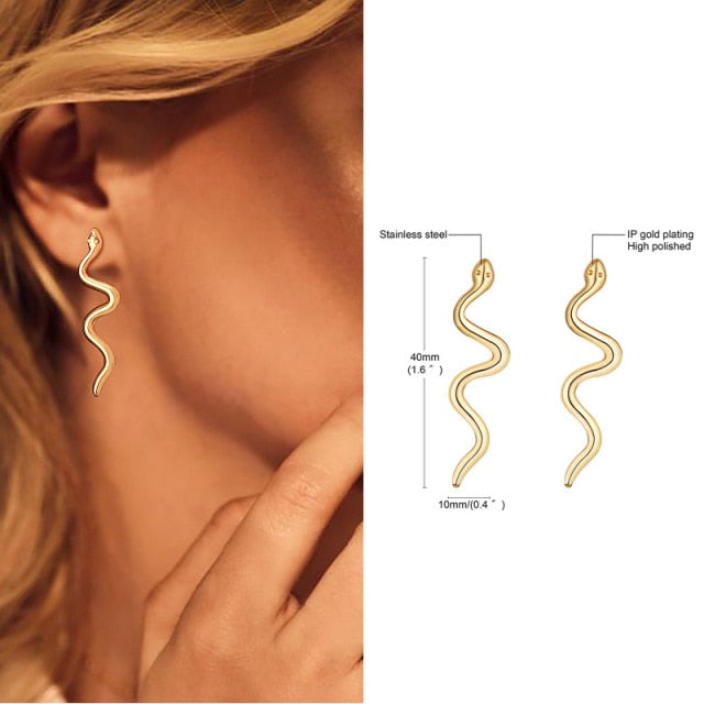 Square Geometric Rectangle Hoop Earrings
