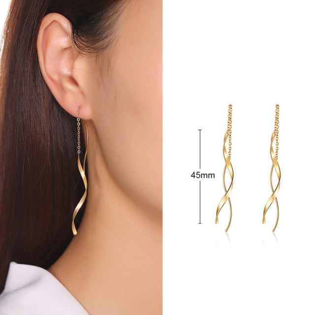 Square Geometric Rectangle Hoop Earrings