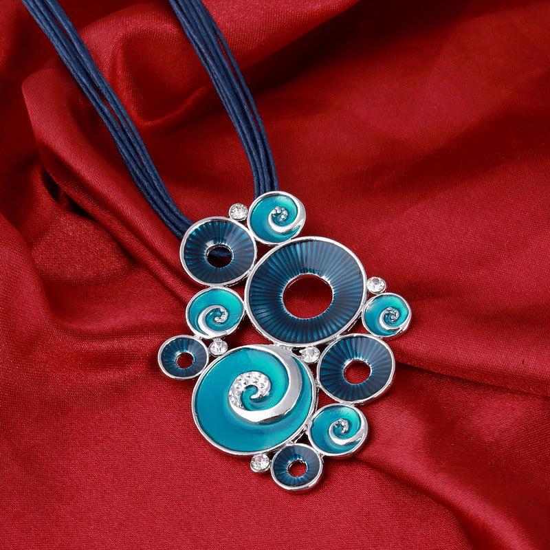 Dark Blue Charming Jewelry Set For Women
