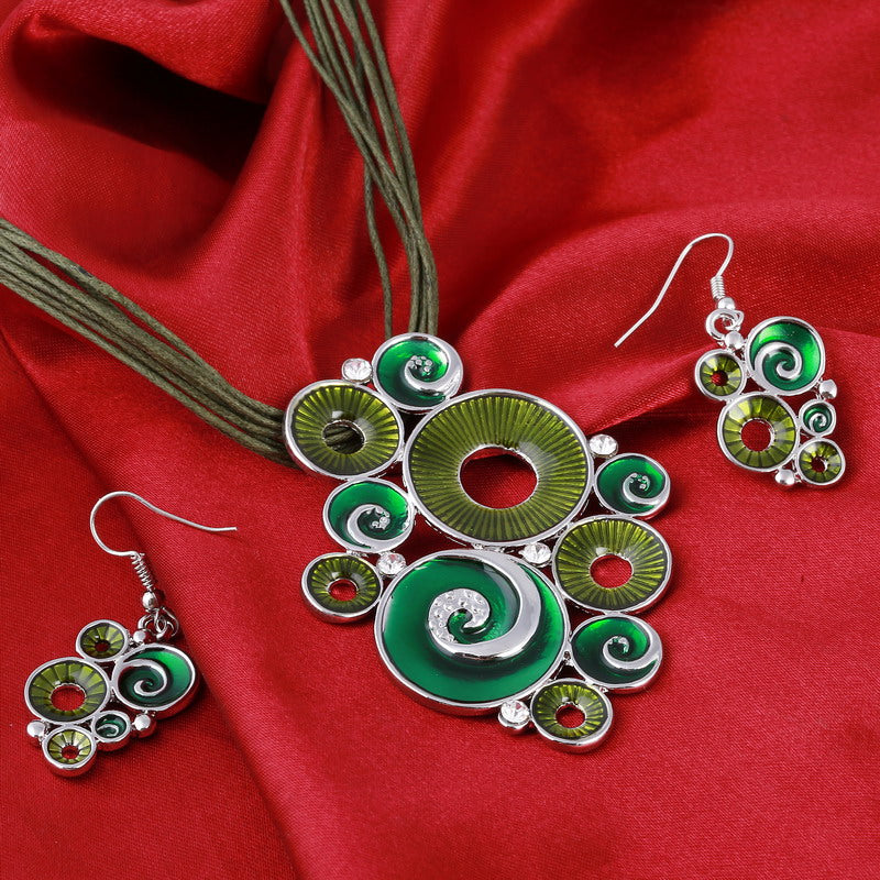 Dark Blue Charming Jewelry Set For Women