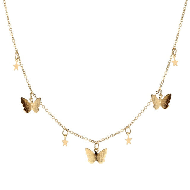 Thick Chain Toggle Clasp Gold Necklaces