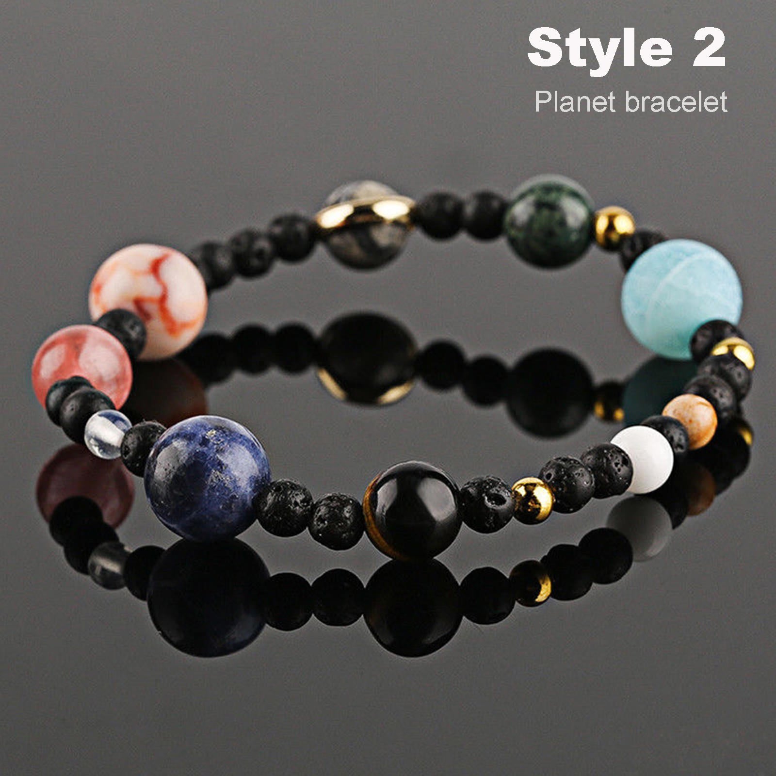 Natural 7 Chakra Bead Stone Bracelets for Women