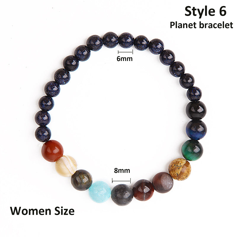 Natural 7 Chakra Bead Stone Bracelets for Women
