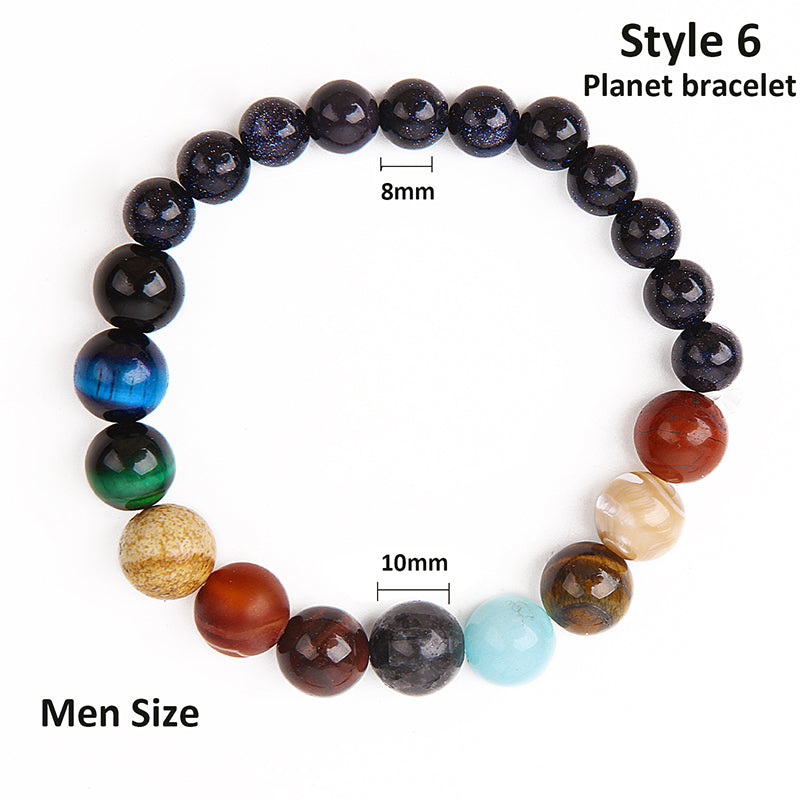 Natural 7 Chakra Bead Stone Bracelets for Women