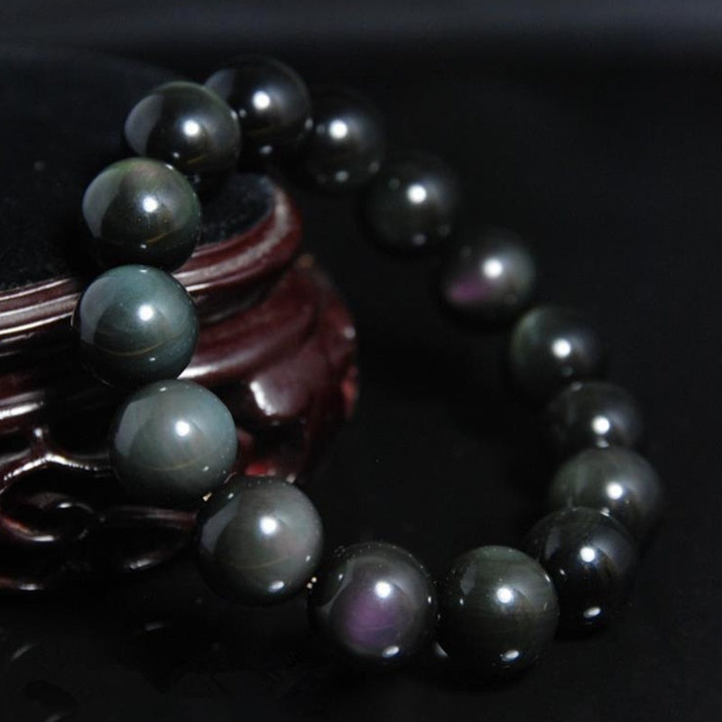Natural Stone Obsidian Bracelet