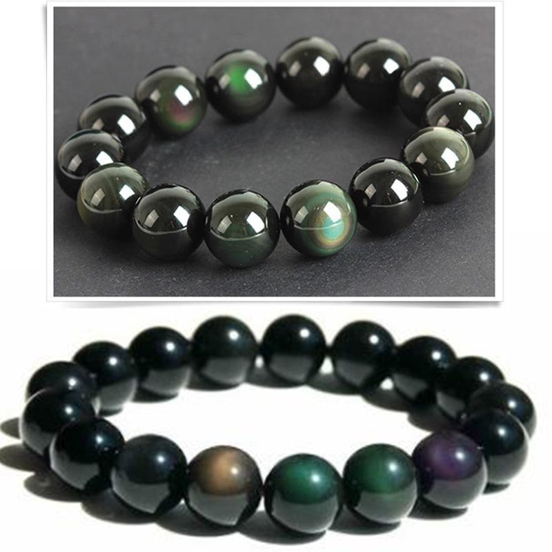 Natural Stone Obsidian Bracelet