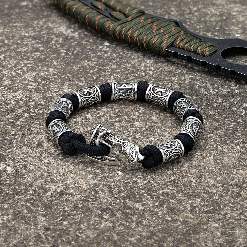 Camping Paracord Survival Rope Wristband Amulet Bracelets