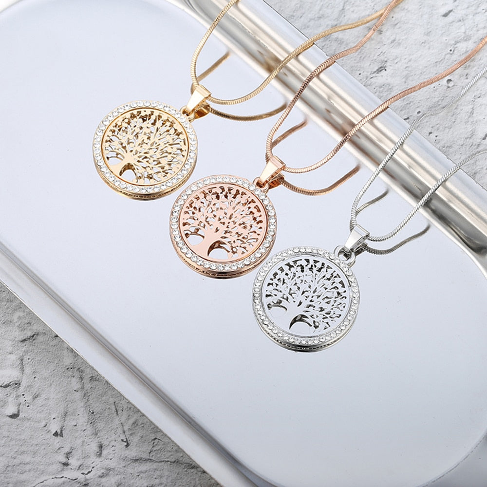 Tree Of Life Stones Crystal Jewelry Sets