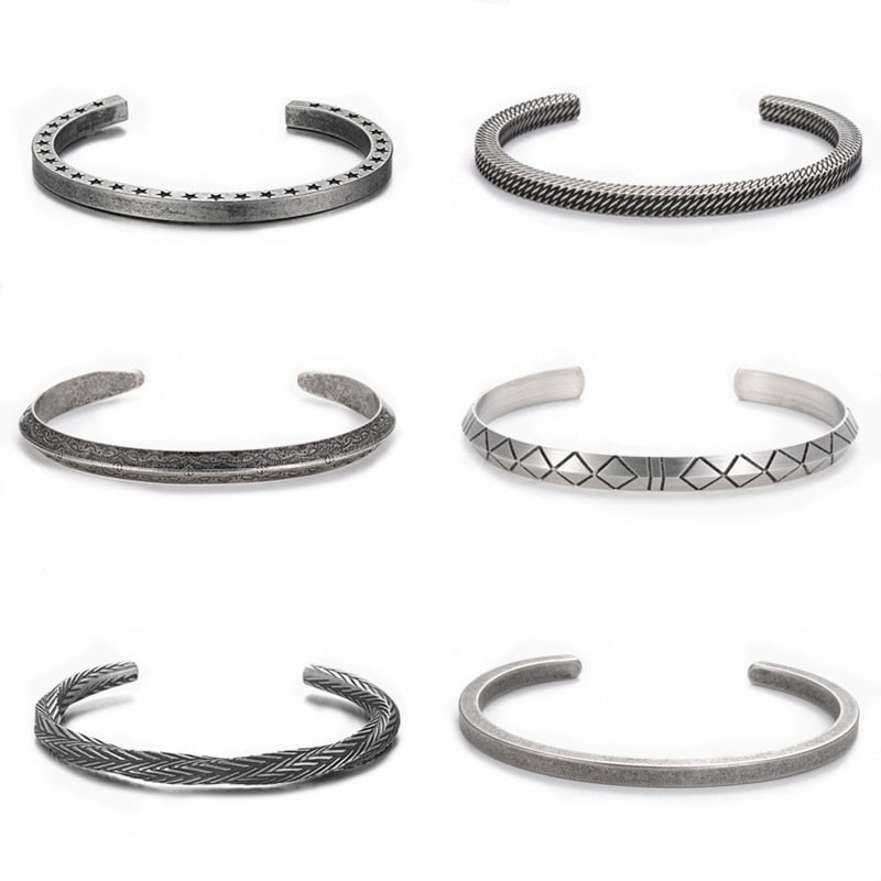 Vikings Vegvisir Simple Cuff Bracelets