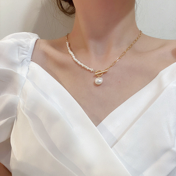 Elegant Natural Freshwater Pearl Necklace