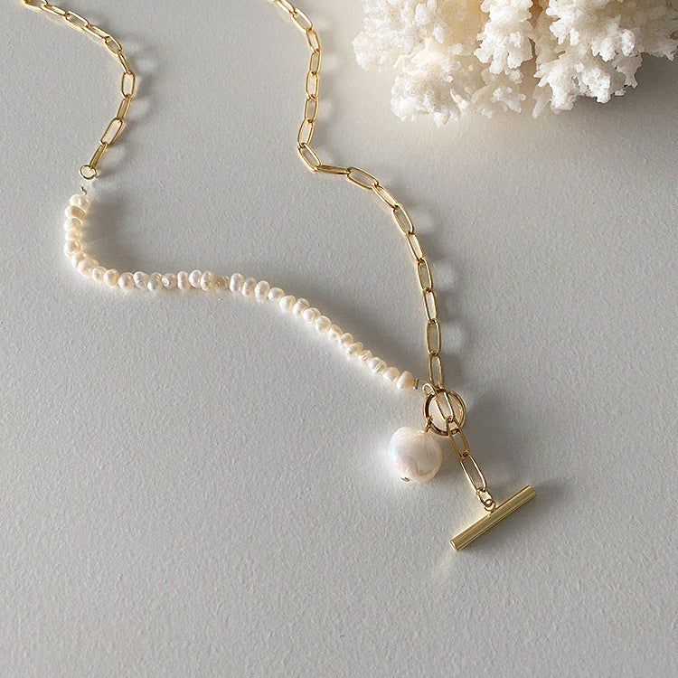 Elegant Natural Freshwater Pearl Necklace