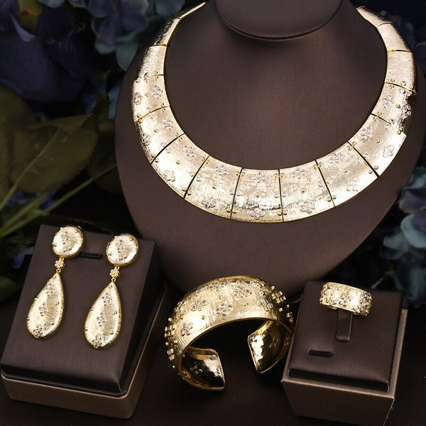 Conjuntos de joyas de lujo de África y Dubái para mujer