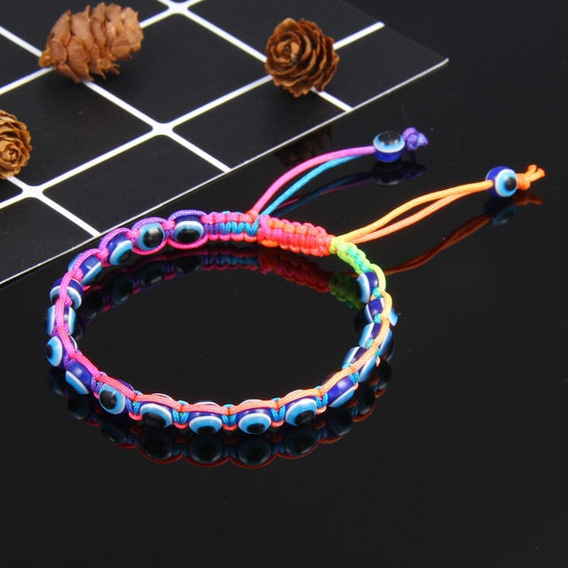 Turkish  Handmade Blue Lucky Eye Bracelet for Women