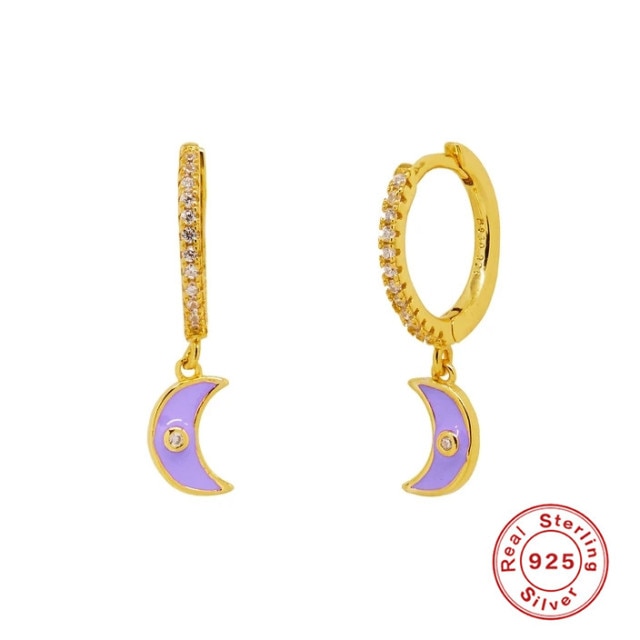 Colorful Enamel Stud Earrings for Women