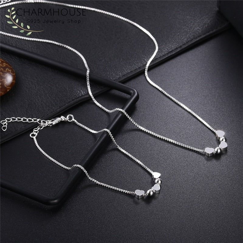 Lady 6mm Soft Snake Chain Necklace Bracelet 2 pcs Set