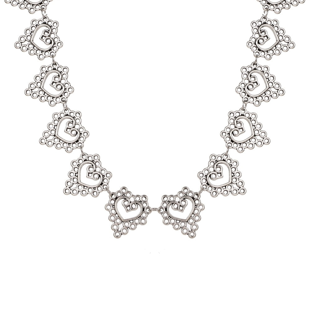 Punk Pearl Chain Necklace
