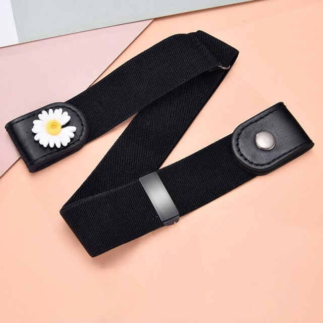 Lazy  Buckleless  canvas belt