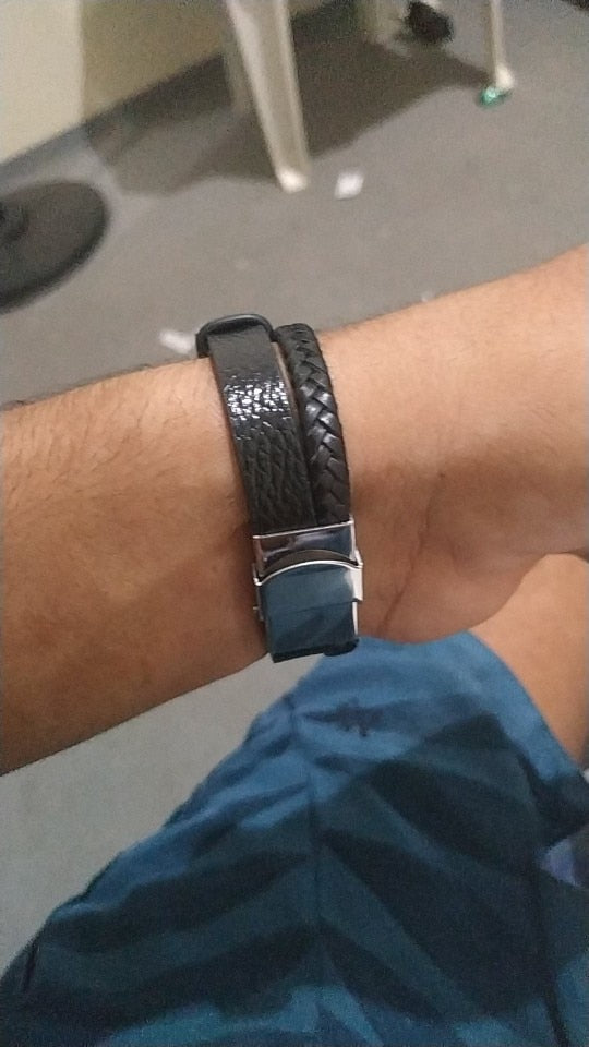 Vintage Cross Bracelet Men's Charm Jewelry Religious Bracelet