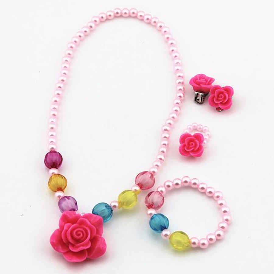 Candy Beads Resin Plastic Kids Jewelry Set