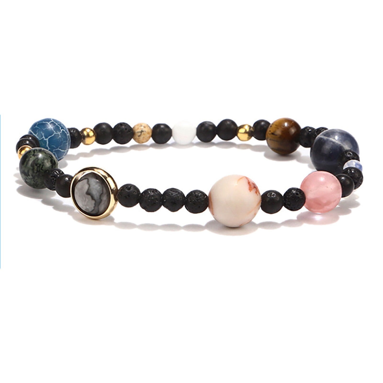 Natural 7 Chakra Bead Stone Bracelets for Women