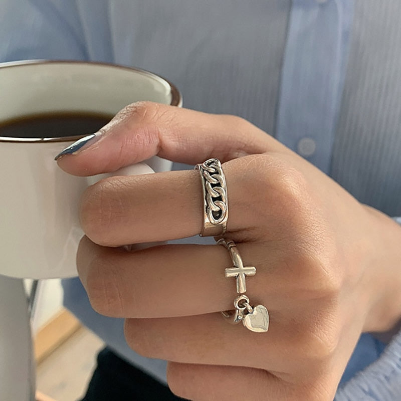 925 Sterling Silver Trendy Rings