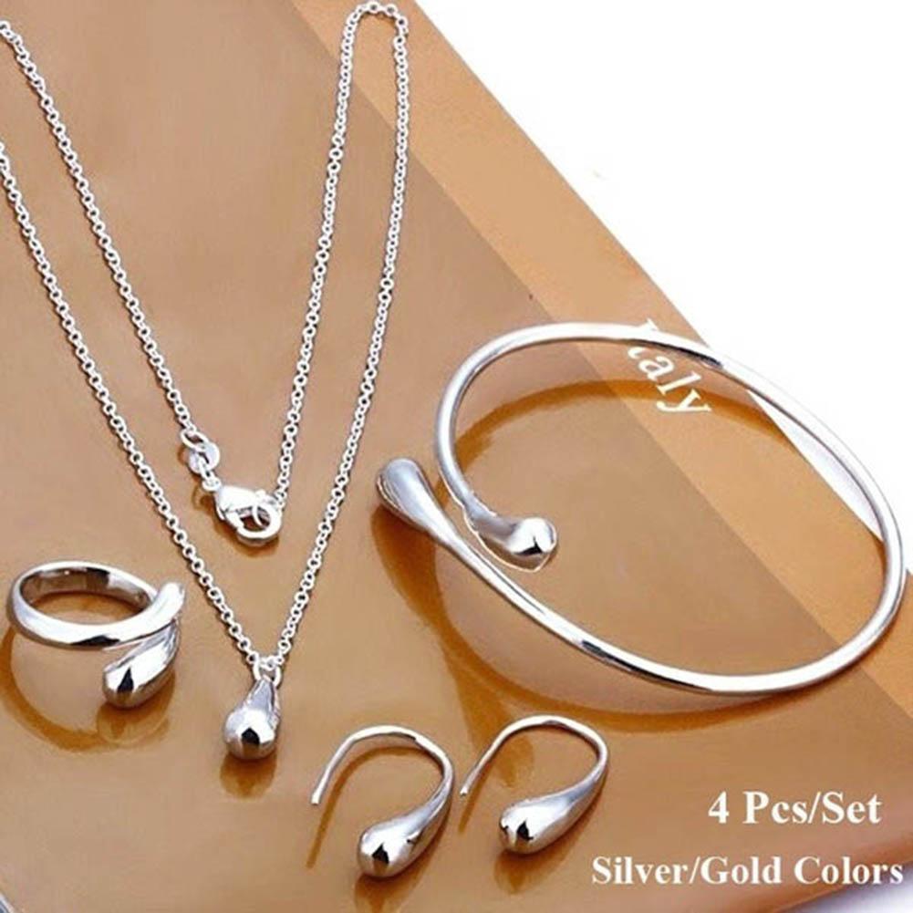 Fashion Women Teardrop  Ring Bracelet jewelry sets