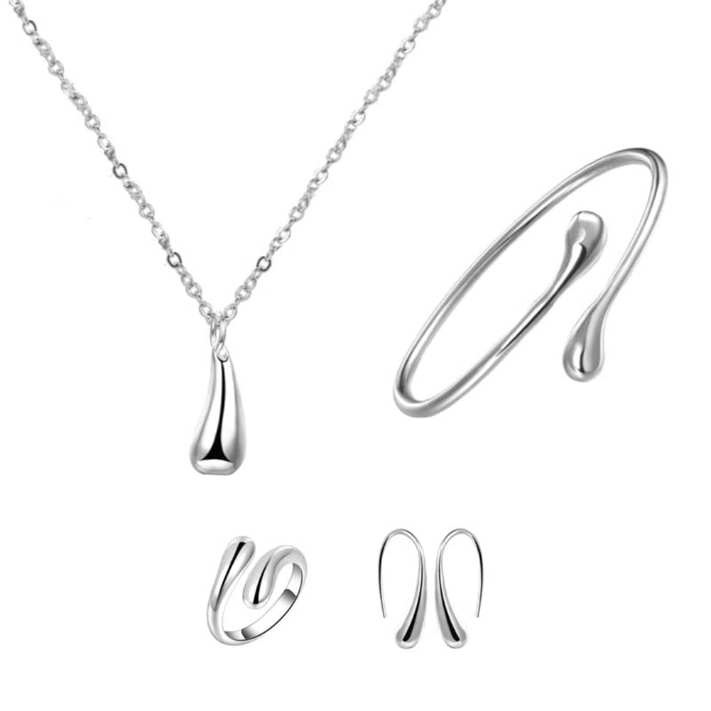 Fashion Women Teardrop  Ring Bracelet jewelry sets