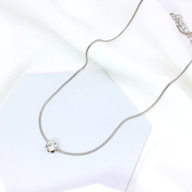 Women Neck Chain Gold Color Choker Necklaces