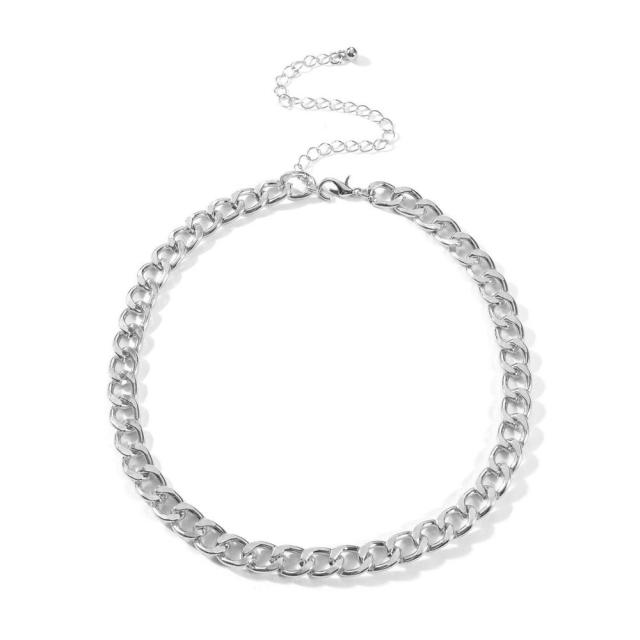 Punk Neck Chain Gold Color Kpop On the Neck Pendant
