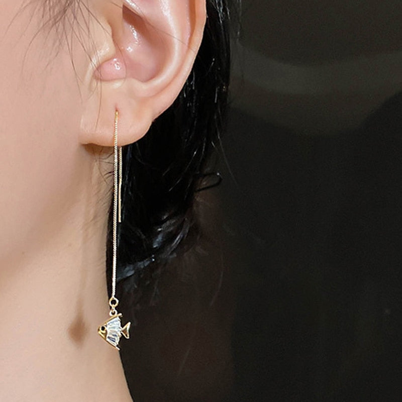 Korean Sweet Butterfly Rhinestone Earring