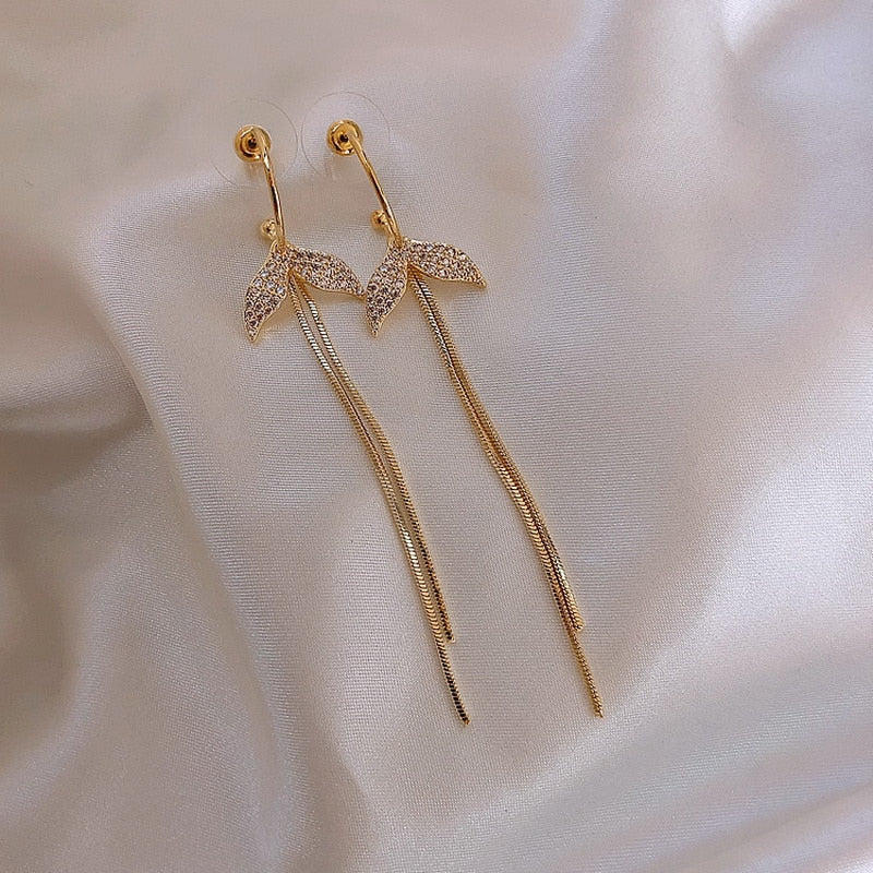Korean Sweet Butterfly Rhinestone Earring