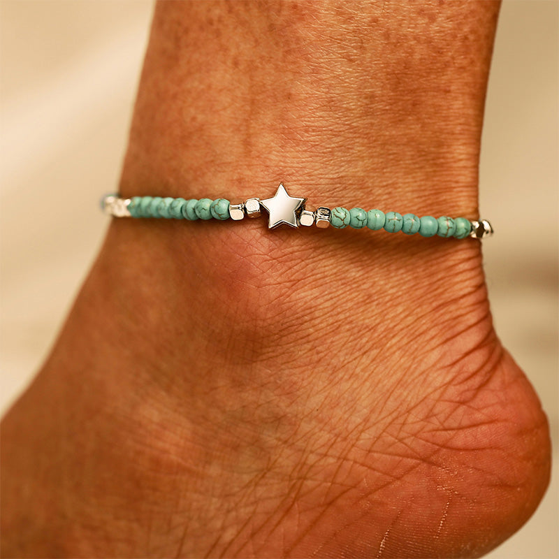 Bohemian Shell Beads Starfish Anklets for Women