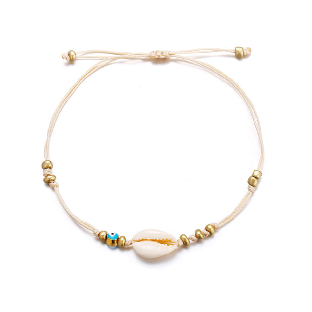 Bohemian Shell Beads Starfish Anklets for Women